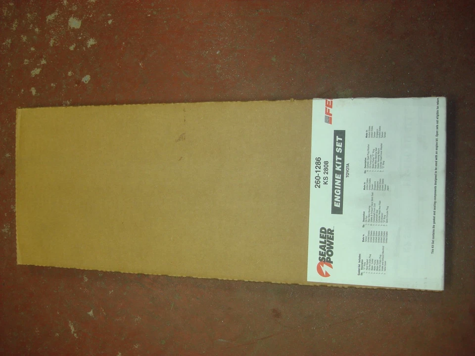 Juego completo de juntas eléctricas selladas Toyota Tercel, 83 - 88, 1452 cc - 1,5 L Foto 1 de 2