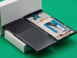 Genuine Sony Xperia XA2 Plus (H4413) LCD And Touch with frame Black- 78PC5100010 - Zdjęcie 1 z 4