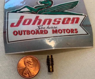 JOHNSON EVINRUDE OMC 333669 0333669 CARBURETOR 74 HIGH SPEED ORIFICE PLUG NEW - Image 1 of 3