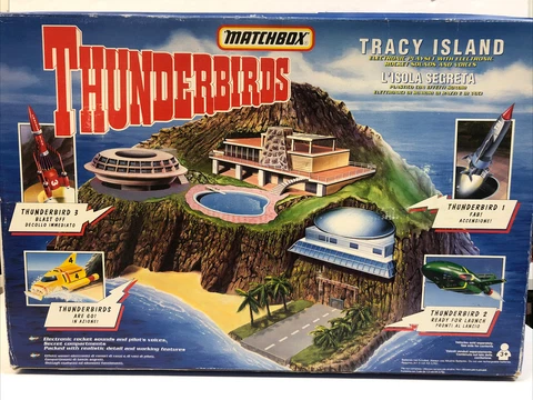 Thunderbirds Tracy Island Electronic Playset | Matchbox Cover