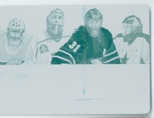 11-12 Dominion PRINTING PLATE 1/1 PATRICK ROY RON HEXTALL CURTIS JOSEPH BELFOUR