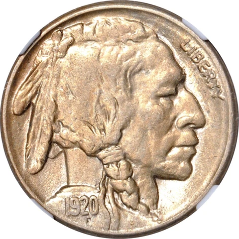 1920-S 5C Buffalo Nickel NGC AU55 Cover