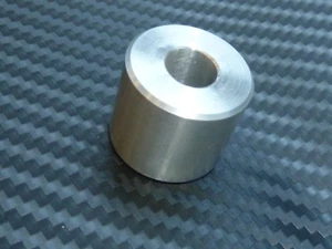 DISTANZIALE ALLUMINIO OD 25.0 ID 10.20 LUNGHEZZA 15.0mm 2011 T4 M10 inserto CNC TORNITURA - Foto 1 di 3