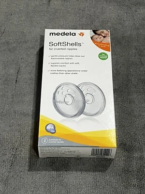 НОВЫЕ мягкие оболочки Medela для перевернутых сосков для кормящих мам без бисфенола А. - Изображение 1 из 3