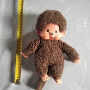 peluche KIKI MONCHHICHI vintage - 22 CM - AJENA - version yeux marrons - Imagen 1 de 2