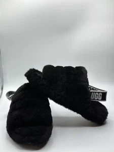 UGG para mujer Peluff Yeah diapositiva negra nueva - Imagen 1 de 4