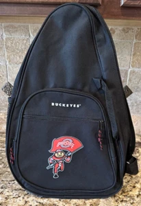 Black Ohio State Buckeyes Red Logo Backpack - Picture 1 of 6