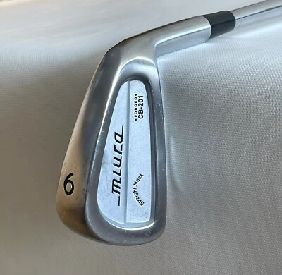 Miura Straight Neck CB-201 Forged 6 Iron RH Dynamic Gold 105 R300 Excellent - Image 1 of 4