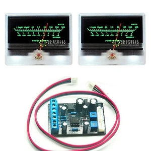 Amplificador de audio VU panel medidor cabezal TN-90A DB nivel retroiluminación 2 piezas con controlador - Imagen 1 de 5