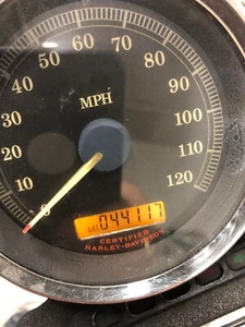 Harley Davidson 04-08 Sportster speedometer 67403-04 MPH gc, 44,117 miles - Picture 1 of 7