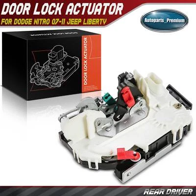Door Lock Actuator Motor for Dodge Nitro 07-11 Jeep Liberty 08-12 Rear Left LH - Image 1 of 4