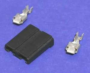 GM  2 Terminal Wiring Harness Pin Notch Connector Housing AC Compressor  - Picture 1 of 9