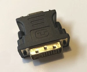 DVI to VGA Adapter DVI-I to VGA Support all formats, Gold plated - Picture 1 of 3