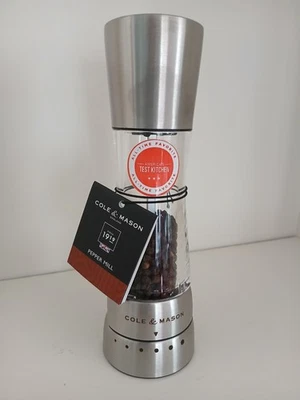 Cole & Mason Derwent Pepper Mill Adjustable Grind Durable Stainless Steel - Image 1 of 2