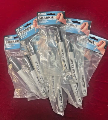NOS 2007 Cold Steel Sharkie 91-SP 6.5"  Tactical Pen / Marker Self Defense 10pcs - Image 1 of 3