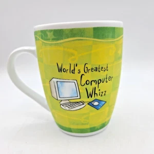 Worlds Greatest Computer Whizz Coffee Mug Cup History & Heraldry 12 oz - Picture 1 of 9