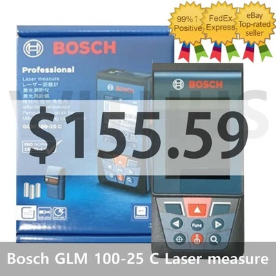 [CLEARANCE] Bosch GLM 100-25 C Laser Distance Measure Blutooth(GLM100 Follow-up) - Image 1 of 4