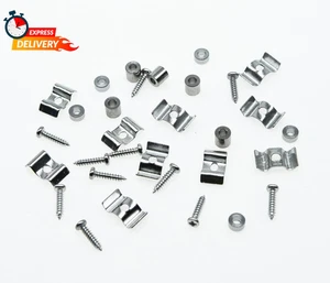 5Sets Electric Guitar String Trees Guitar String Retainer for Strat Tele Chrome - Picture 1 of 12