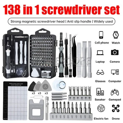 Precision Screwdriver Set Mini 138 in1 Multi-function Torx Magnetic Repair Tool - Bild 1 von 4
