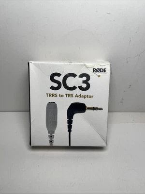 Adaptador RODE SC3 3,5 mm TRRS a TRS para smartLav Foto 1 de 3