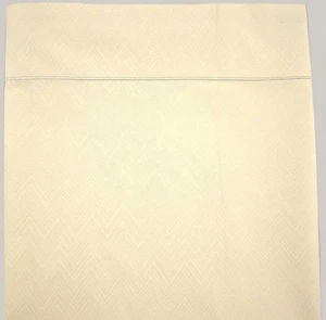 RARE MISSONI HOME JO ZIG ZAG IVORY QUEEN FLAT SHEET PERCALE ART DECO ITALY NEW - Picture 1 of 6