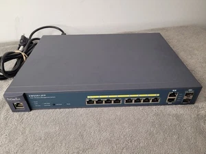 EnGenius Network 8 Port Gigabit Switch EWS5912FP Powers On No Ears PoE+ Wireless - Picture 1 of 5