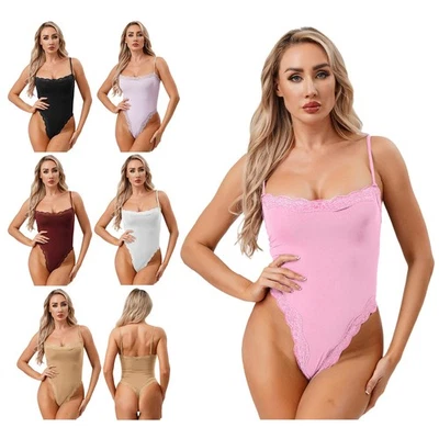 Женщин боди Shapewear трико нижнее белье комбинезоны без рукавов взрослых эластичный - Изображение 1 из 4