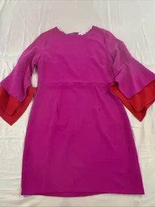 TCEC Dress Sheath Pink And Red Size Large NWOT - Picture 1 of 3