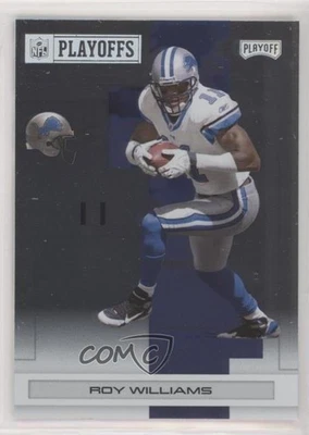 2007 Playoff NFL Playoffs Silver Metalized /249 Roy Williams #33 - Image 1 of 2