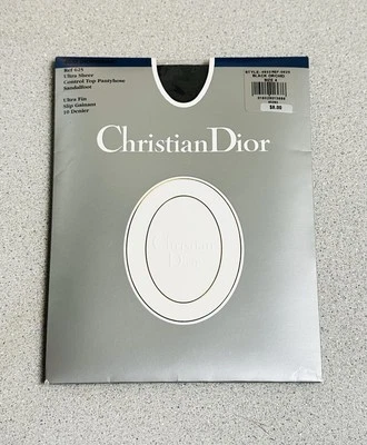 Calcinha vintage Christian Dior 625 controle ultra transparente preta orquídea tamanho. 4 - Imagem 1 de 2