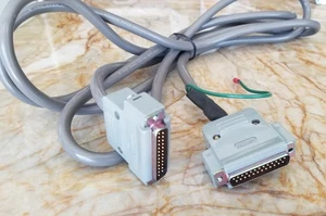 10 ft Hirose ~ HEAVY DUTY DB25 Male to Male Shielded RS-232 Cable + Ground JAPAN - Picture 1 of 4