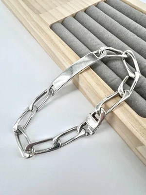 Bracciale Argento Maglia Gourmet Argento 925 Millesimo (22 CT) 25,30 g - Immagine 1 di 4