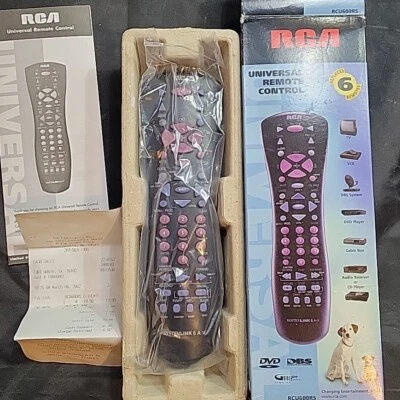 RCA System Link 6 A-V Universal Remote Control TV, VCR, DVD, Cable, A1 New - Image 1 of 4