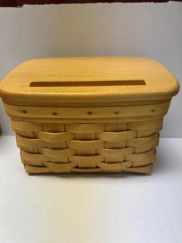 Longaberger  Large Recipe Basket Set - Recipe Cards Cover