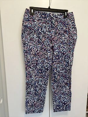LIZ CLAIBORNE Petite Multicolored Print Pants  - Image 1 of 3