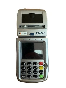 First Data FD400GT Credit Card Terminal Thermal Debit Card Machine Touchscreen - Picture 1 of 2