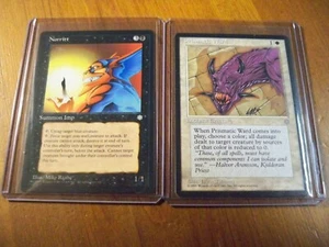 Prismatic Ward & Norritt MTG Vintage 1995 Magic the Gathering Cards - Picture 1 of 2