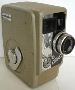 **1950`s CIMA D8 8mm CINE CAMERA, MOTOR & FILM RUN BUTTON WORKING OK VERY GOOD** - Bild 1 von 5