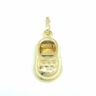 New 14k Yellow Gold Hollow 3d Classic Shoe Charm Pendant Gift Fine Jewelry 1.4g
