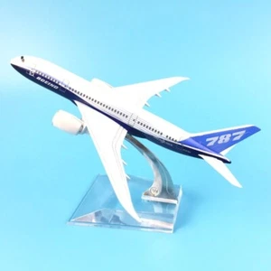 16CM Airliner BOEING 787 16CM Simulation Airplane Model Alloy Toys For Kids Gift - Picture 1 of 6