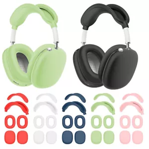 4-in-1 Soft Silicone Protective Cover Case for Apple AirPods Max 1 2 Headphone - Picture 1 of 45
