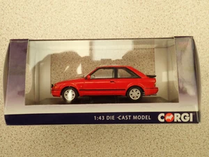 Corgi Vanguards 1:43 VA14302 Ford Escort MK4 XR3i Radiant Red BNIB - Picture 1 of 15