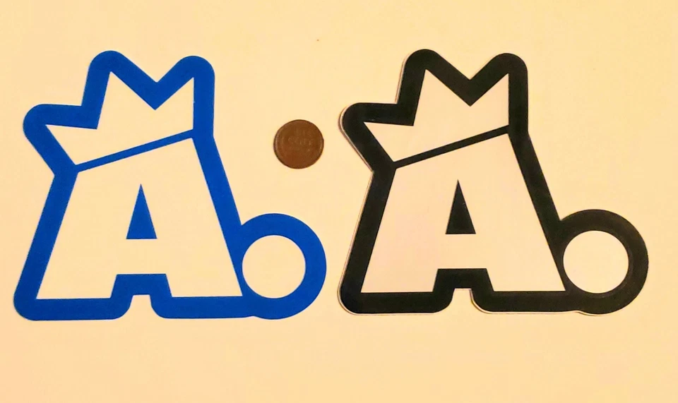 Vintage Acme Skateboard 🛹 Stickers 4" Set of 2