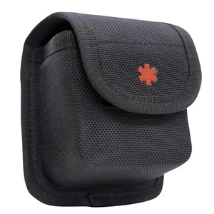 Rothco Black Double Narcan Nasal Spray Medical Pouch with Red Star Of Life Logo - Picture 1 of 6