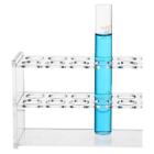 Compact Organic Glass Test Tube Holder 13mm-31mm Lab Chemistry Pipette Stand au