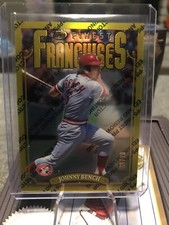 2023 Finest Flashback Jonny Bench  GOLD Refractor Protector 6/10 SSP RARE