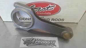 SCAT 2-454-6385-2200A Chevy Big Block 6.385" H-Beam Rods 7/16 ARP2000 Cap Screws - Picture 1 of 3