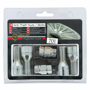 Tuercas de perno de rueda de bloqueo antirrobo Butzi 1/2UNF y 2 llaves para Jeep Grand Cherokee - Imagen 1 de 4
