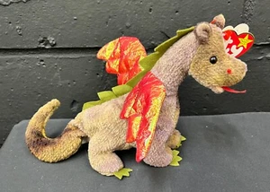 Ty Beanie Baby SCORCH der Drache Plüschtier Stofftier - Bild 1 von 2