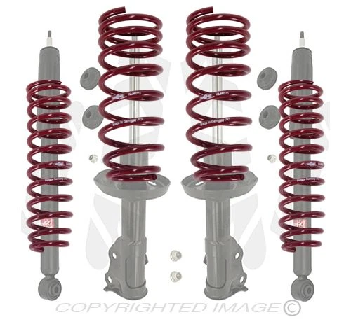 SACHS FRONT STRUTS KYB REAR SHOCKS& VOGTLAND LOWERING SPRINGS HONDA FIT 09 - 13  - Image 1 of 4